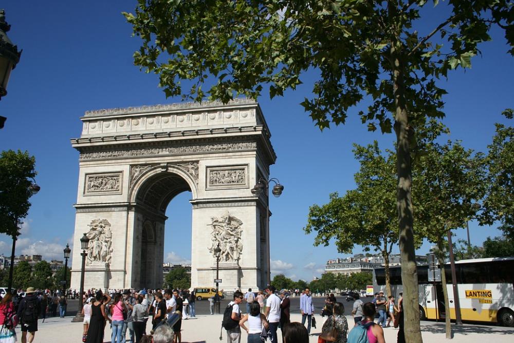 Arc De Triomphe Paris Monument Landmark Panorama Arc De Triomphe Paris Monument Landmark Panorama
