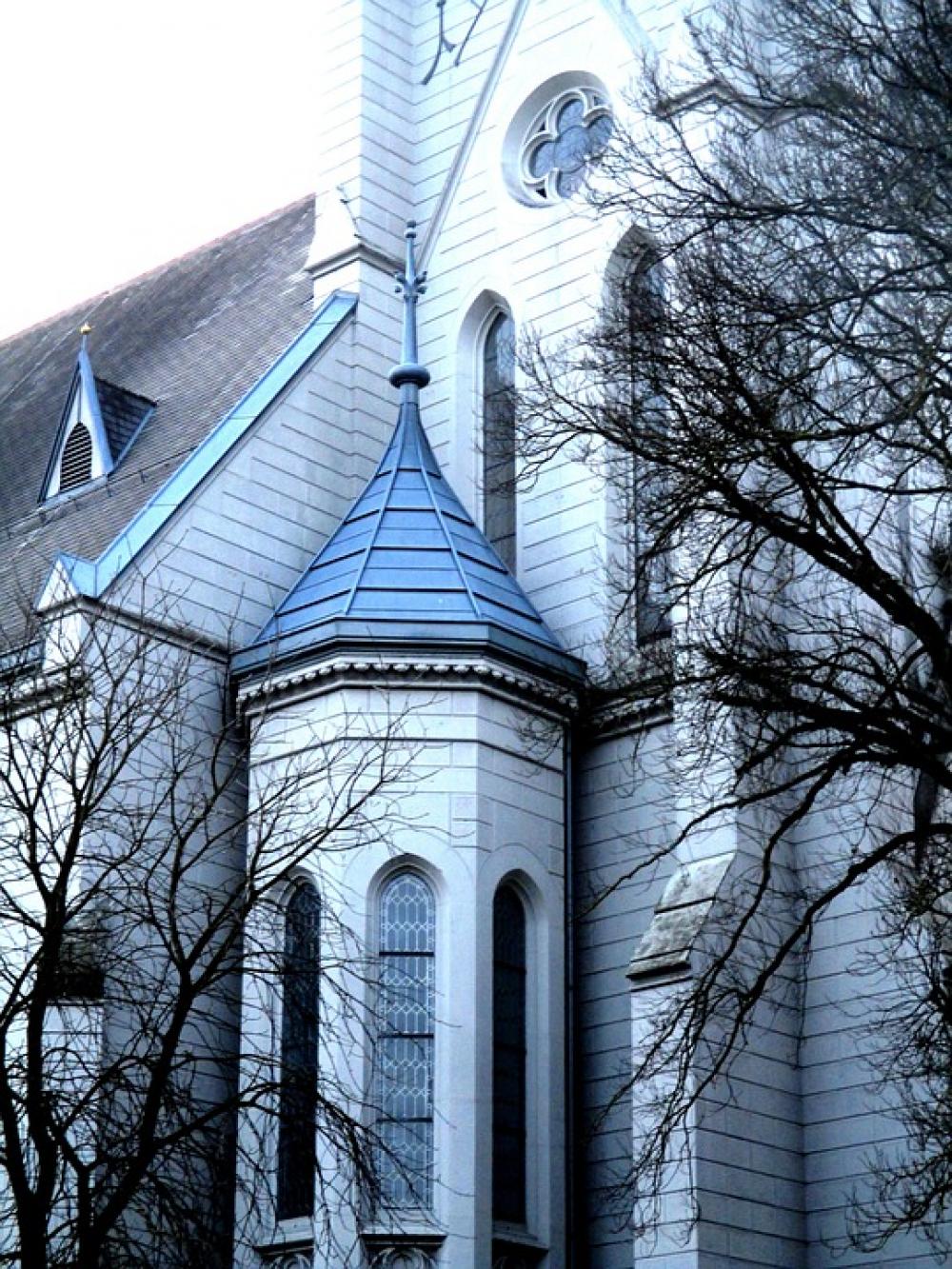 Architecture Church Supporting Tower Facades Window Architecture Church Supporting Tower Facades Window