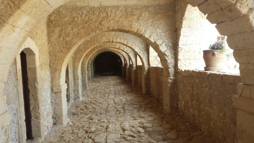 Archway Island Of Crete Monastery Patch Archway Island Of Crete Monastery Patch