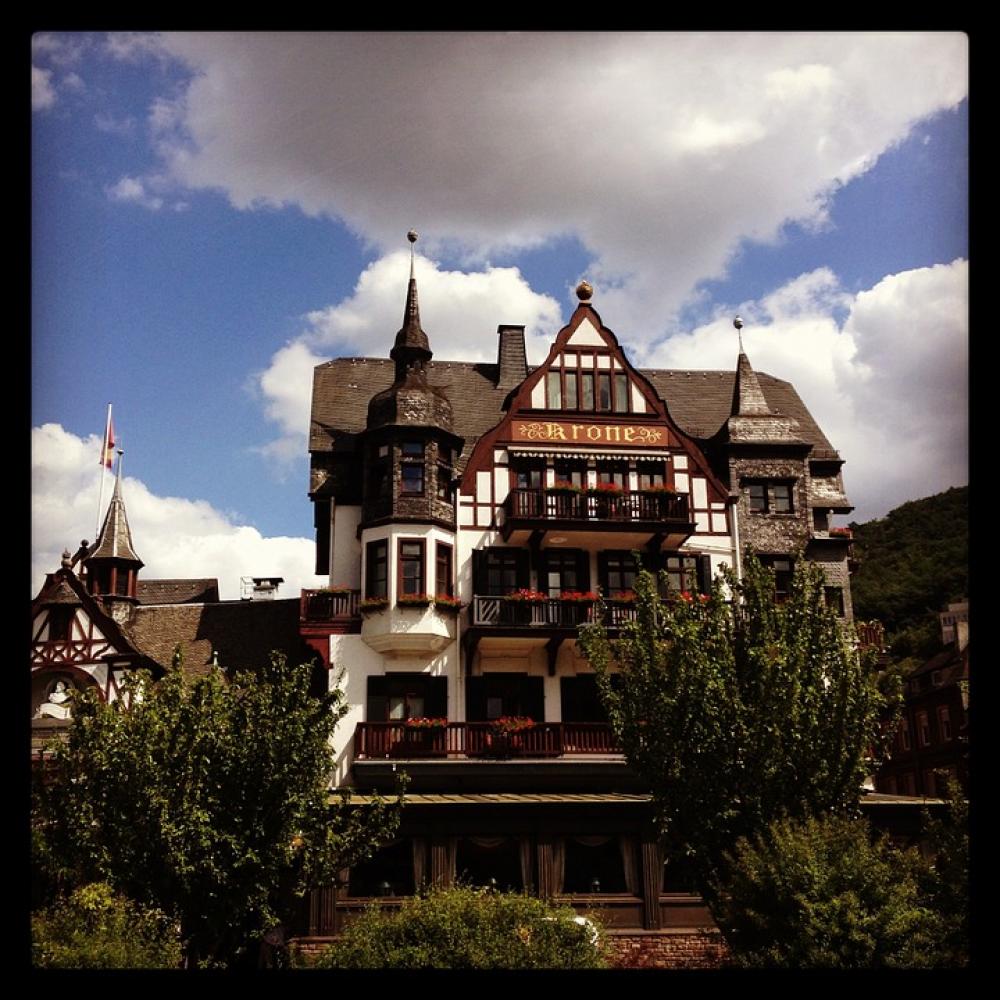 Assmanshausen Hotel Crown Old Historically Rhine Assmanshausen Hotel Crown Old Historically Rhine