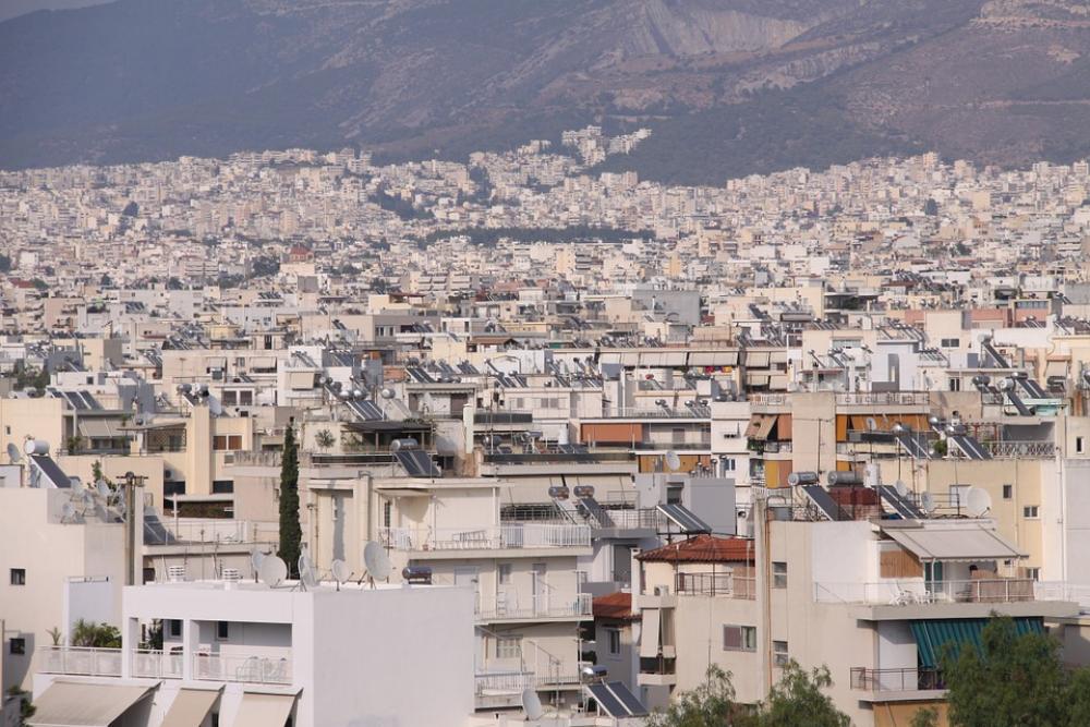 Athens City Houses Street Monuments Athens City Houses Street Monuments