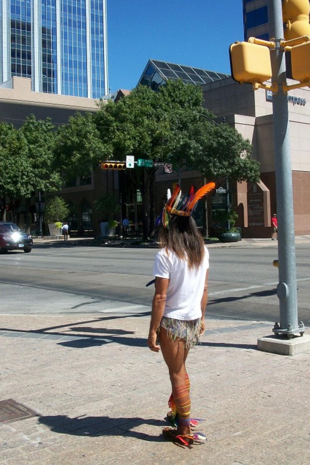 Austin Texas Downtown Native American Indian Austin Texas Downtown Native American Indian