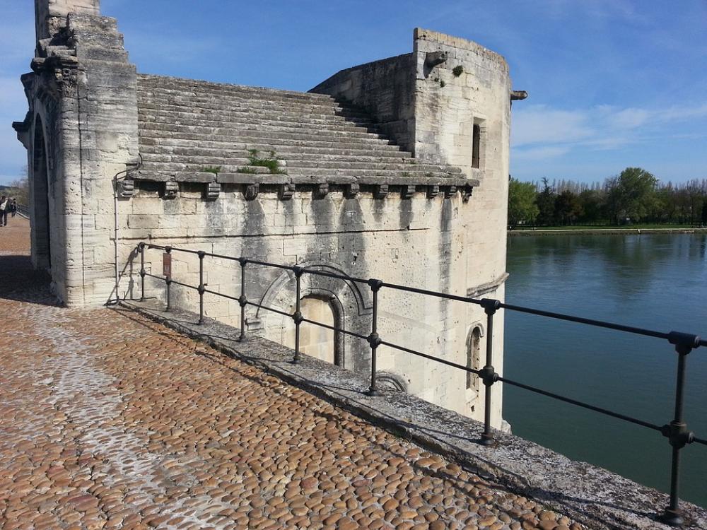 Avignon Bridge Old Building Antique River Avignon Bridge Old Building Antique River