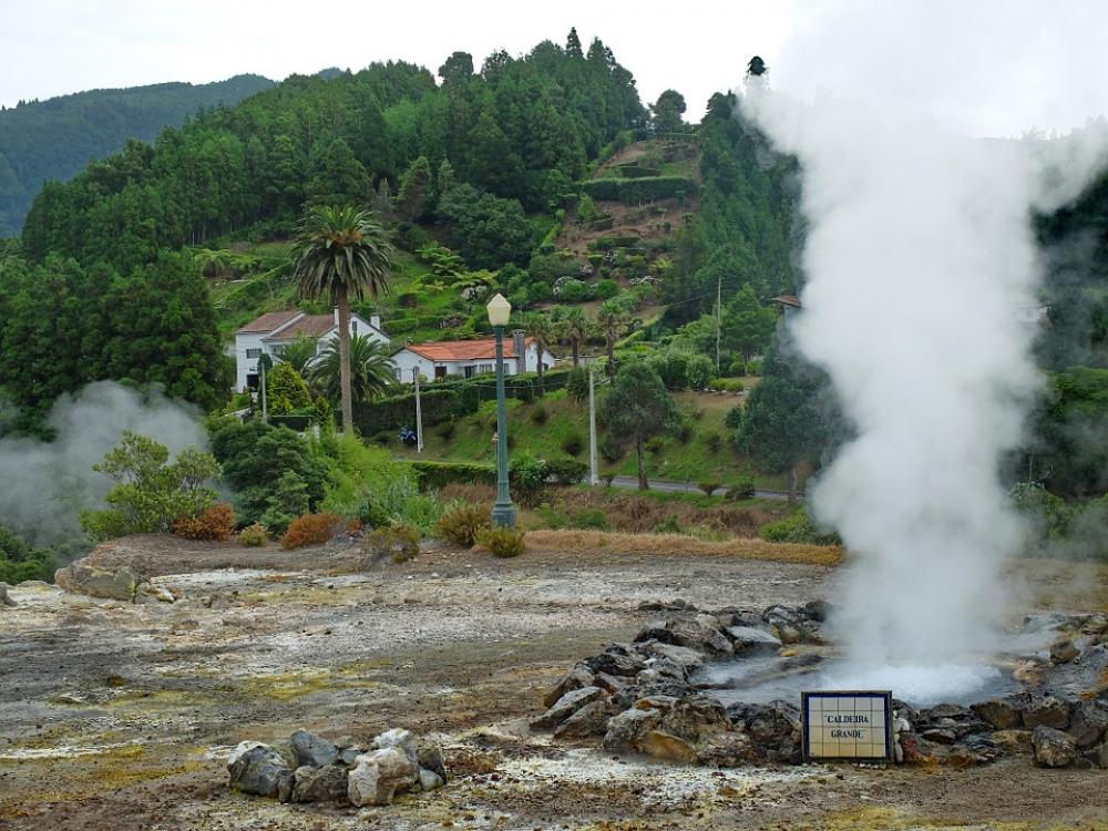Azores Furnas Thermal Area Ponta Delgada Azores Furnas Thermal Area Ponta Delgada