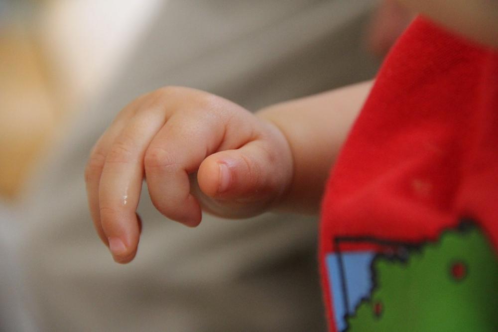 Baby Hand Red T Shirt Baby Hand Red T Shirt