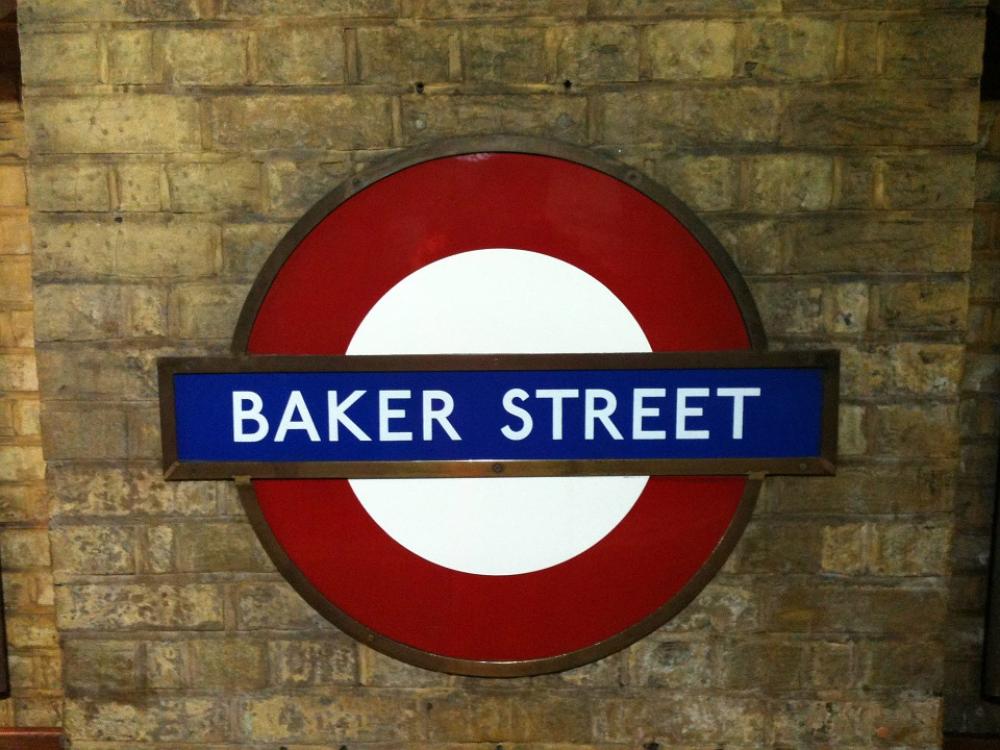 Baker Street London Underground Tube Railway Baker Street London Underground Tube Railway