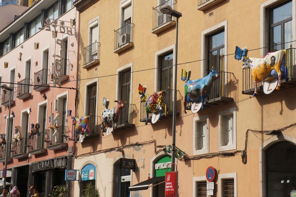 Balcony Building Cows Spain Architecture Balcony Building Cows Spain Architecture
