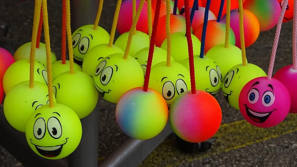 Balls Round Yellow Movement Play Smiley Balls Round Yellow Movement Play Smiley