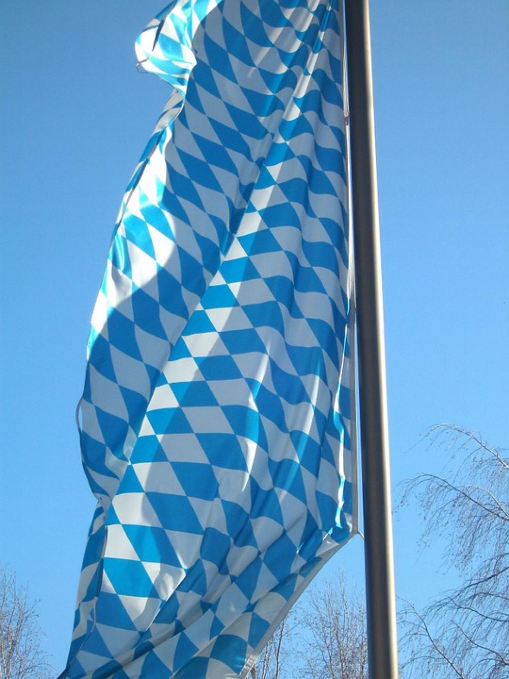 Bavaria Flag Bavarian Flag Germany Regions Wind Bavaria Flag Bavarian Flag Germany Regions Wind