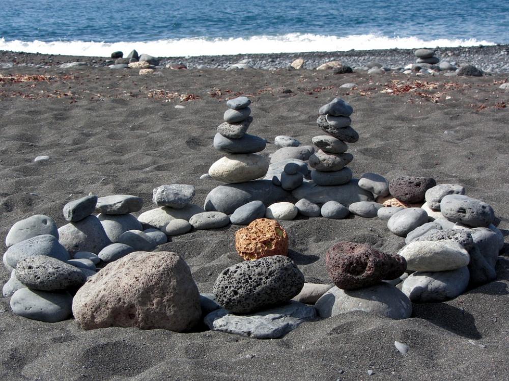 Beach Stones Wave Blue Sand Coast Relaxation Beach Stones Wave Blue Sand Coast Relaxation