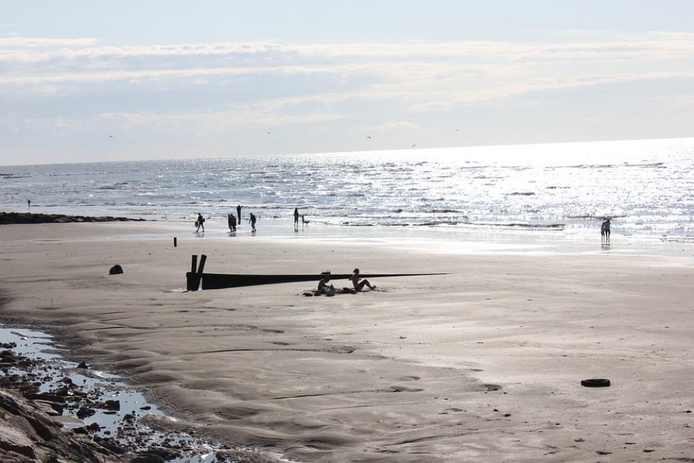 Beach Sea Sand Sky Sun Atlantic Water Normandy Beach Sea Sand Sky Sun Atlantic Water Normandy