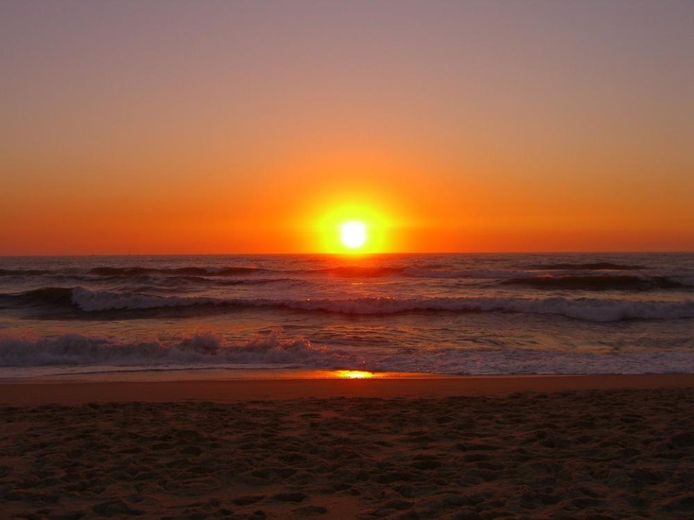 Beach Portugal Sunset Beach Portugal Sunset