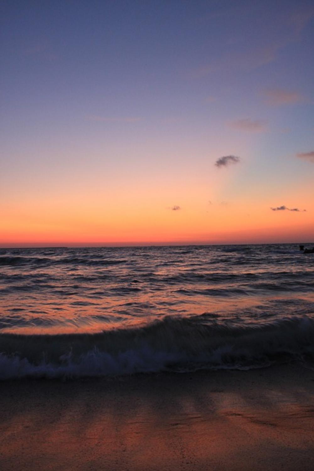 Beach Before Blue Morning Reflection Sea Sunrise Beach Before Blue Morning Reflection Sea Sunrise