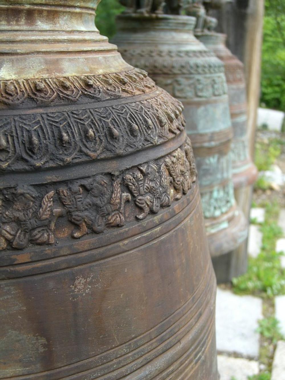 Bells Close Up Bronze Bells Close Up Bronze