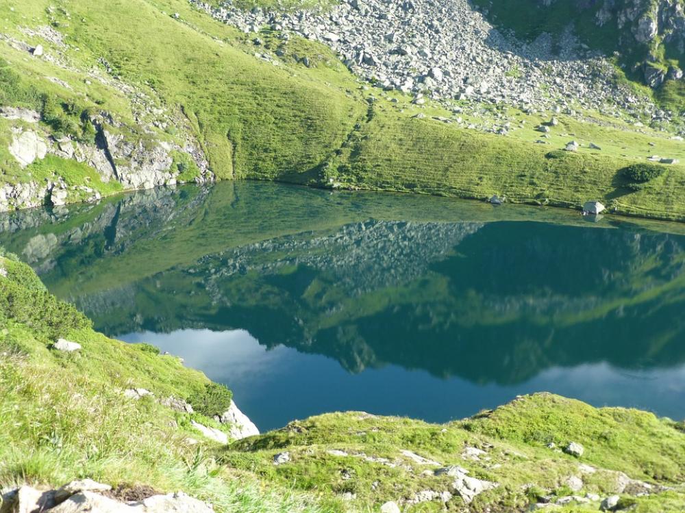 Bergsee Alpine Lake Mountains Hike Austria Bergsee Alpine Lake Mountains Hike Austria