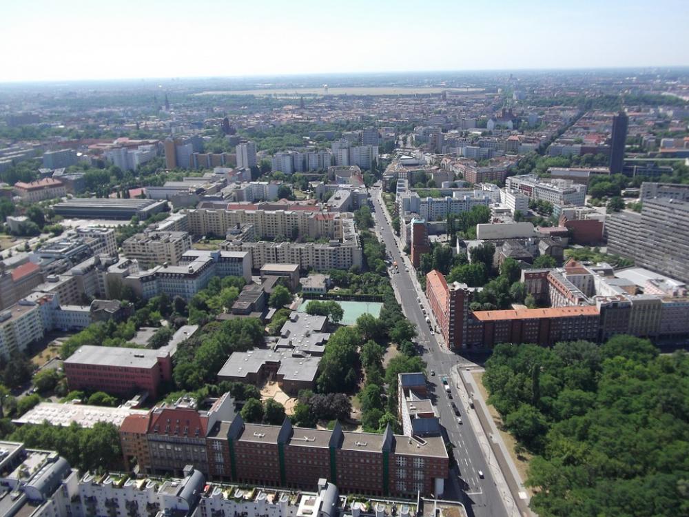 Berlin Look Down Building City Capital Berlin Look Down Building City Capital