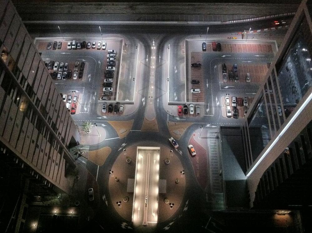 Bird'S Eye View High Rise Skyscraper Street Bird'S Eye View High Rise Skyscraper Street