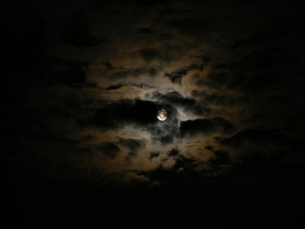 Black Clouds Dark Moon Night Sky Nature Black Clouds Dark Moon Night Sky Nature