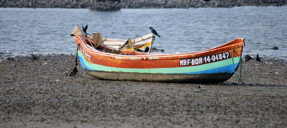 Boat Beach Low Tide Summer Sea Ocean Boat Beach Low Tide Summer Sea Ocean