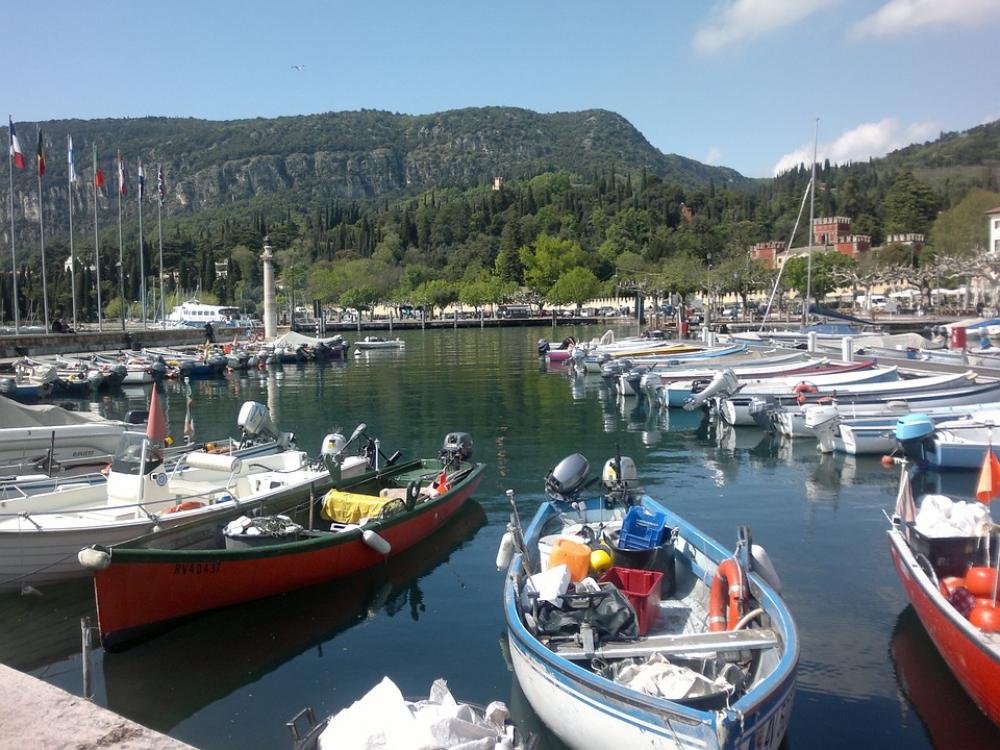 Boats Port Boat Harbour Garda Italy Lake Boats Port Boat Harbour Garda Italy Lake