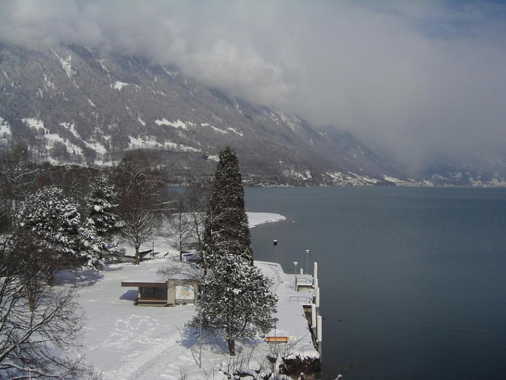Bönigen Switzerland Winter Bönigen Switzerland Winter