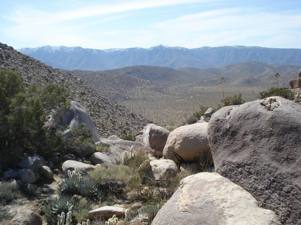 Borrego California Desert Rocks Landscape America Borrego California Desert Rocks Landscape America
