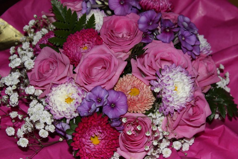 Bouquet Pink Spring Nature Blossom Bloom Flowers Bouquet Pink Spring Nature Blossom Bloom Flowers