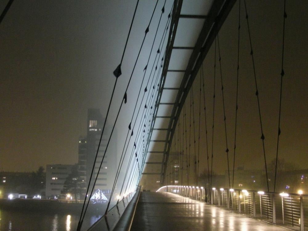 Bridge New Year'S Eve Rhine Bridge New Year'S Eve Rhine