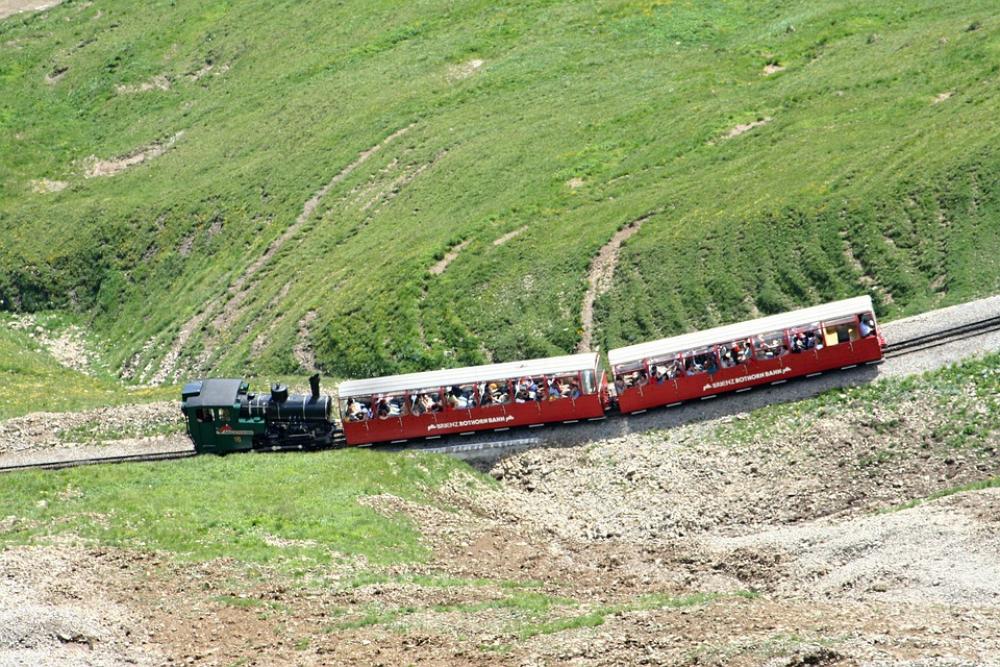Brienz Rothornbahn Red Horn Steam Locomotive Train Brienz Rothornbahn Red Horn Steam Locomotive Train