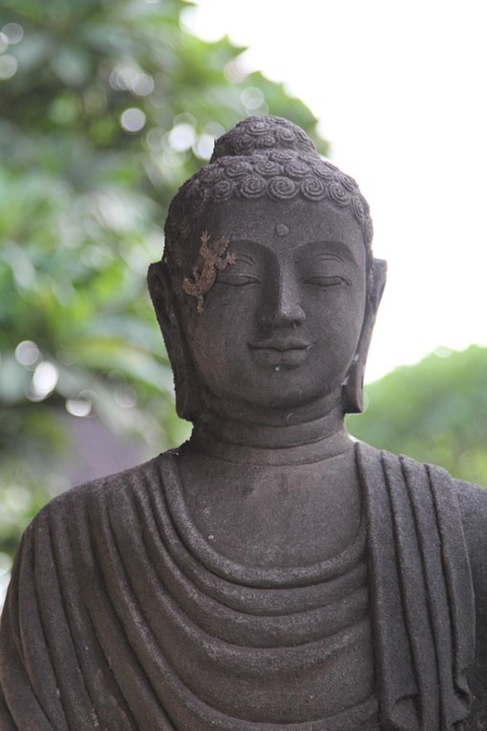 Buddha Statue Grey Stone Bali Indonesia Buddha Statue Grey Stone Bali Indonesia