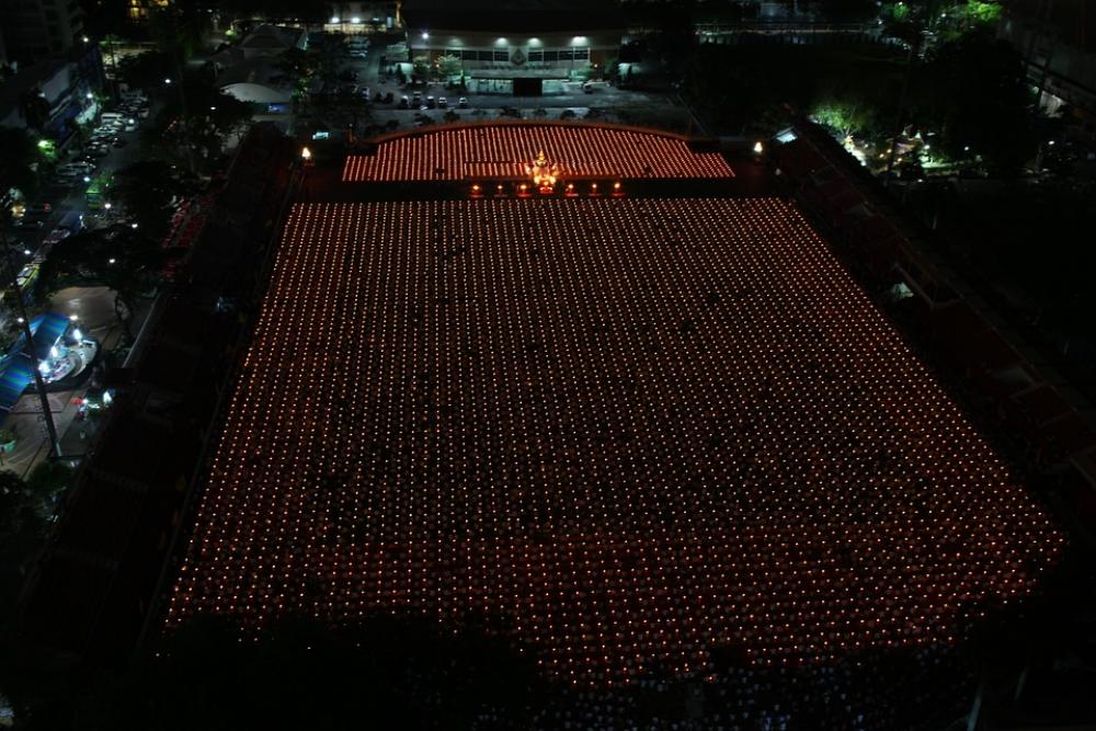 Buddhists Monks Ceremony Convention Meeting Many Buddhists Monks Ceremony Convention Meeting Many
