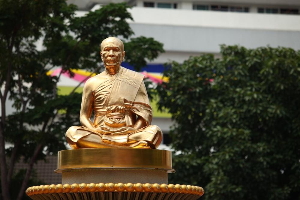Budha Monk Gold Buddhism Phramongkolthepmuni Budha Monk Gold Buddhism Phramongkolthepmuni