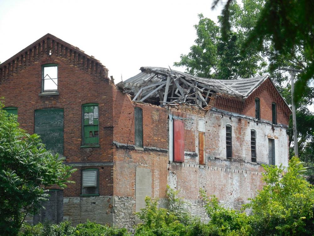 Building Factory Abandoned Ruin Industrial Building Factory Abandoned Ruin Industrial
