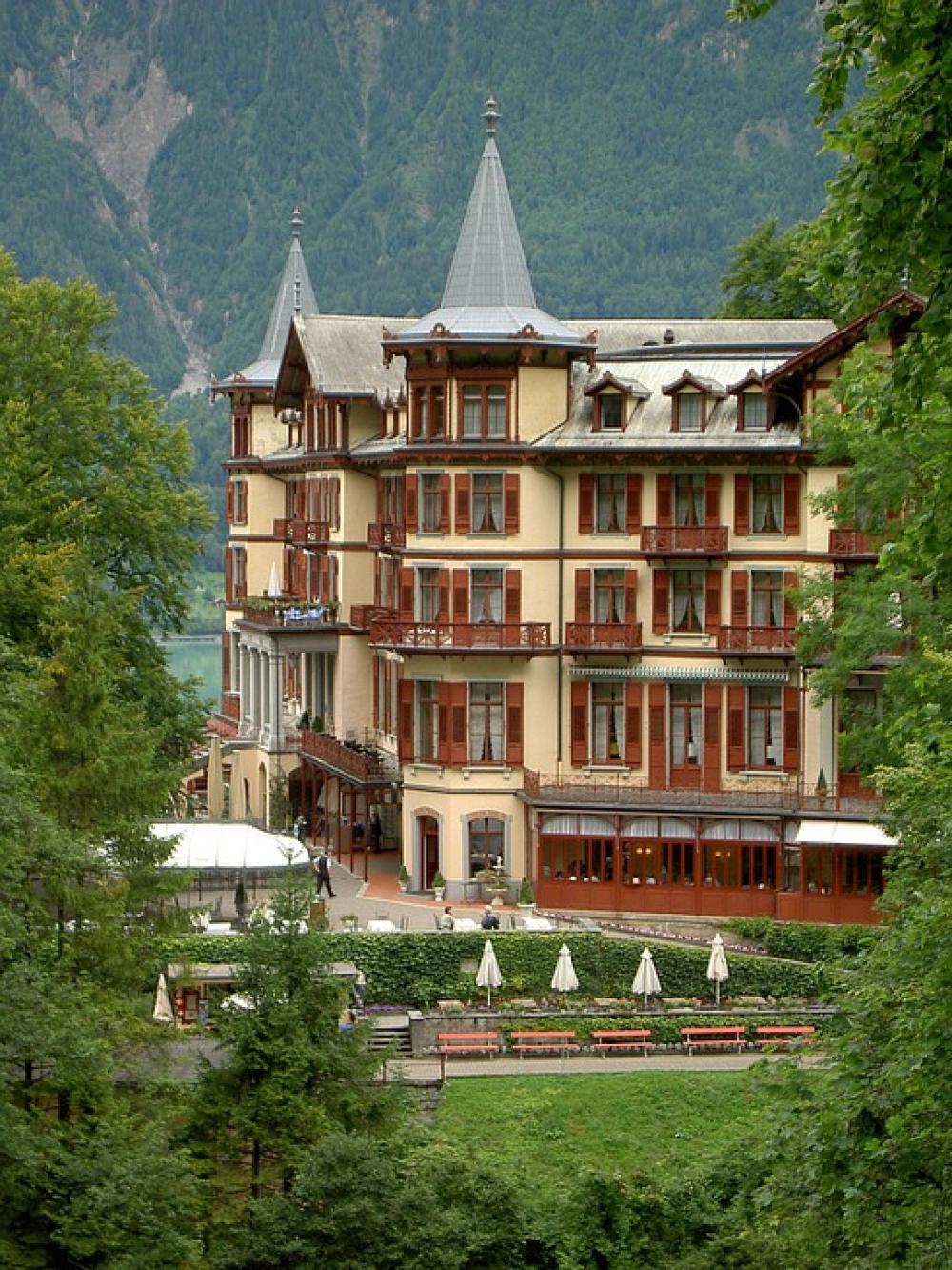 Building Hotel Switzerland Scenic Scenery Building Hotel Switzerland Scenic Scenery