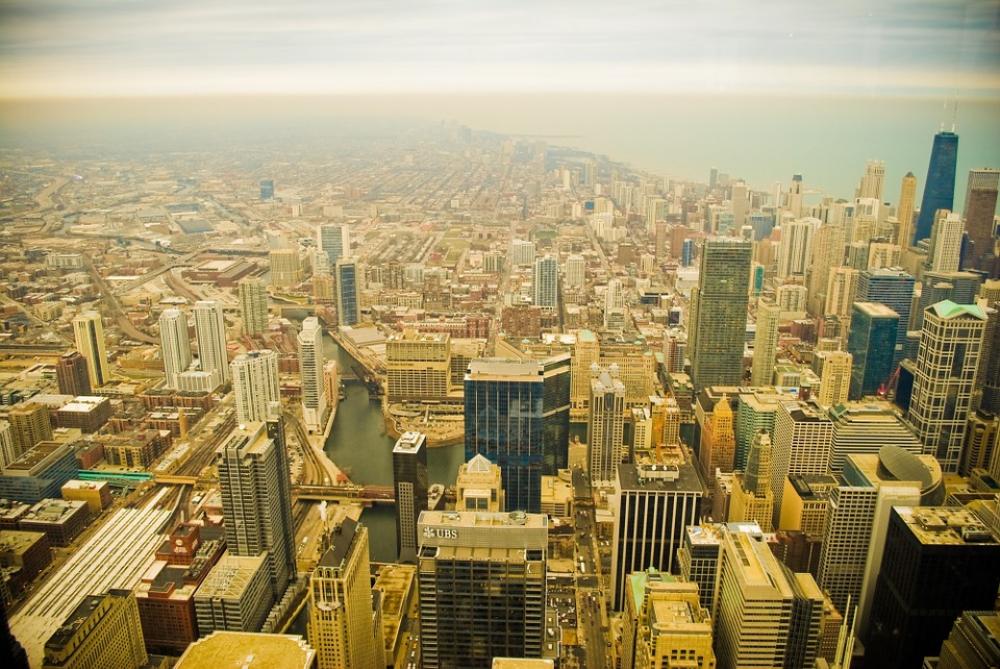 Buildings Chicago City Sky Tower Buildings Chicago City Sky Tower