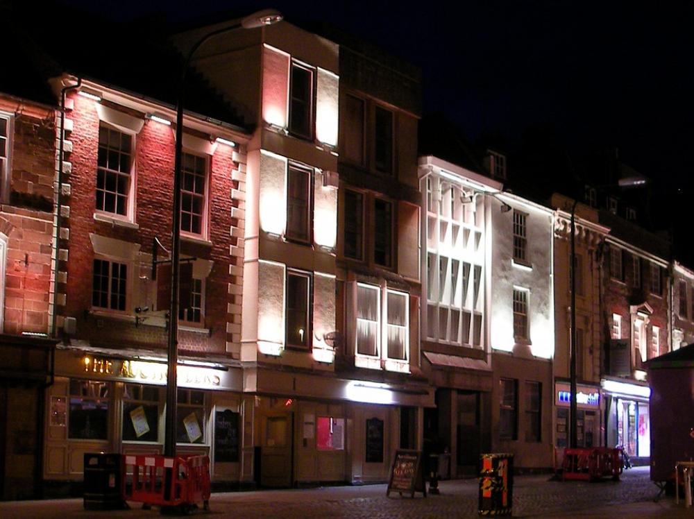 Buildings Urban City Town Night Evening Buildings Urban City Town Night Evening