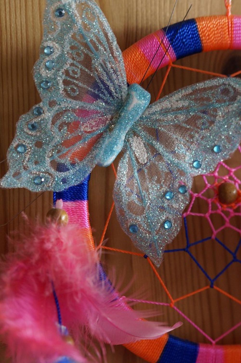Butterfly Dream Catcher Glitter Girl Tender Fine Butterfly Dream Catcher Glitter Girl Tender Fine