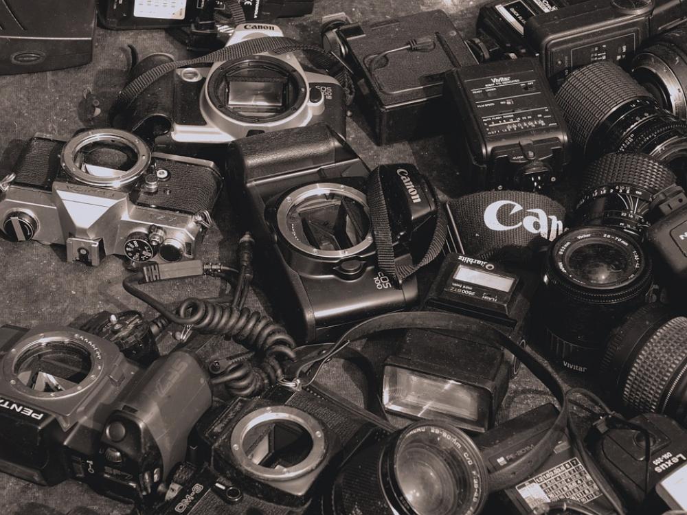 Cameras Used Old Photography Equipment Spare Parts | Image Finder