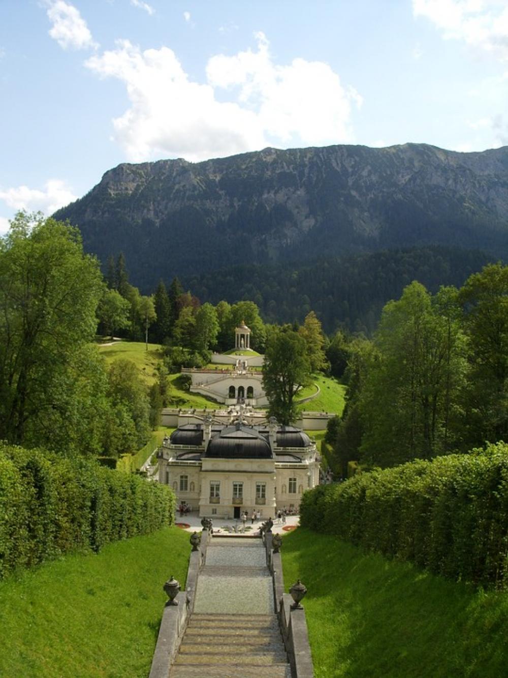 Castle Linderhof Palace King Ludwig The Second Castle Linderhof Palace King Ludwig The Second
