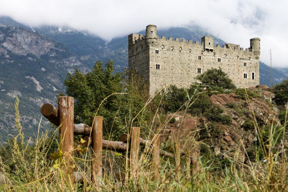 Castle Ussel Aosta Castle Ussel Aosta