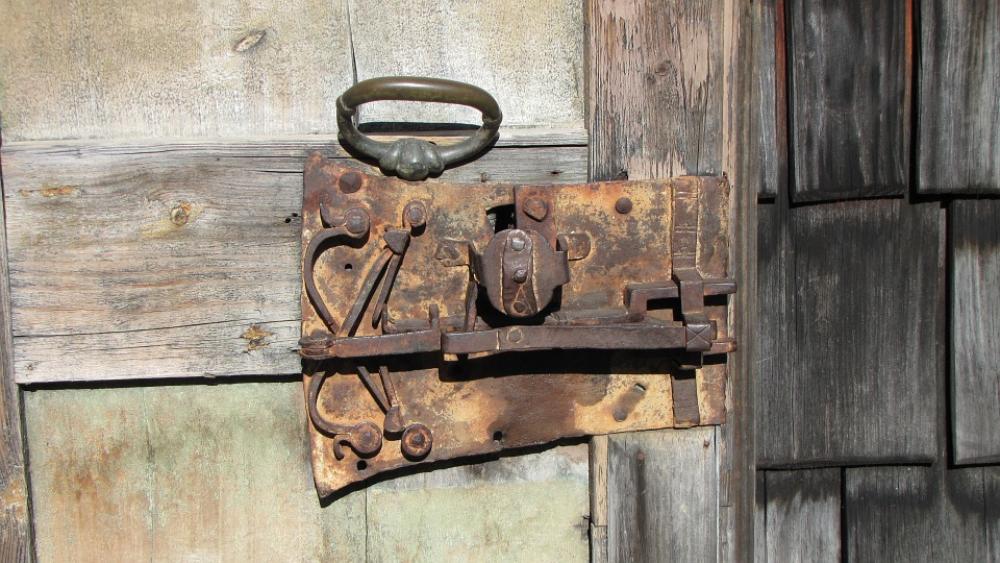 Castle Door Wood Metal Blacksmithing Castle Door Wood Metal Blacksmithing