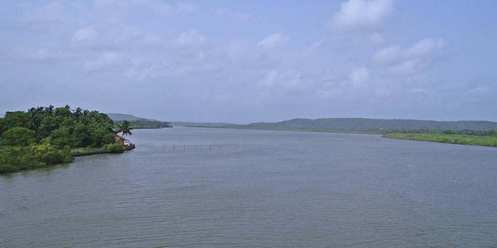 Chapora River Goa India Chapora River Goa India