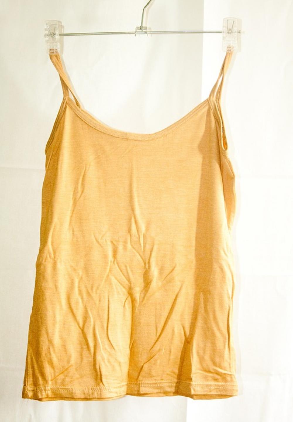 Chemise Undershirt Shirt Top Yellow Female Girl Chemise Undershirt Shirt Top Yellow Female Girl