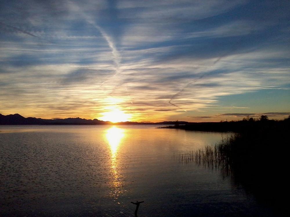 Chiemsee Abendstimmung Sunset Romance Chiemsee Abendstimmung Sunset Romance