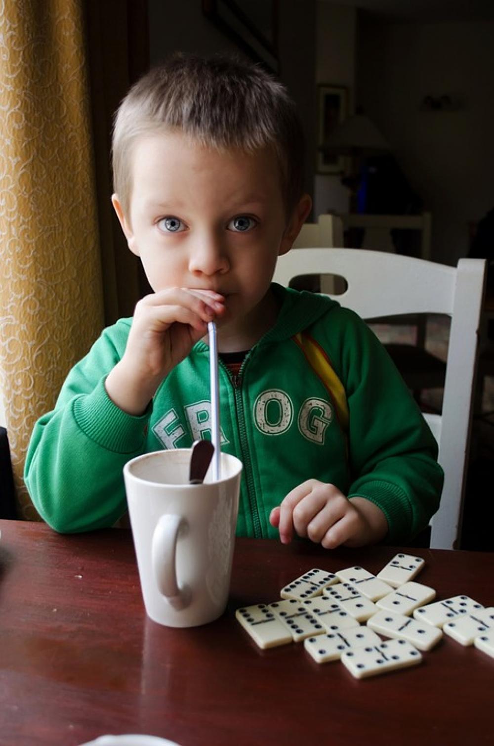 Child Cocoa Hot Drink Chocolate Straw Sweet Child Cocoa Hot Drink Chocolate Straw Sweet