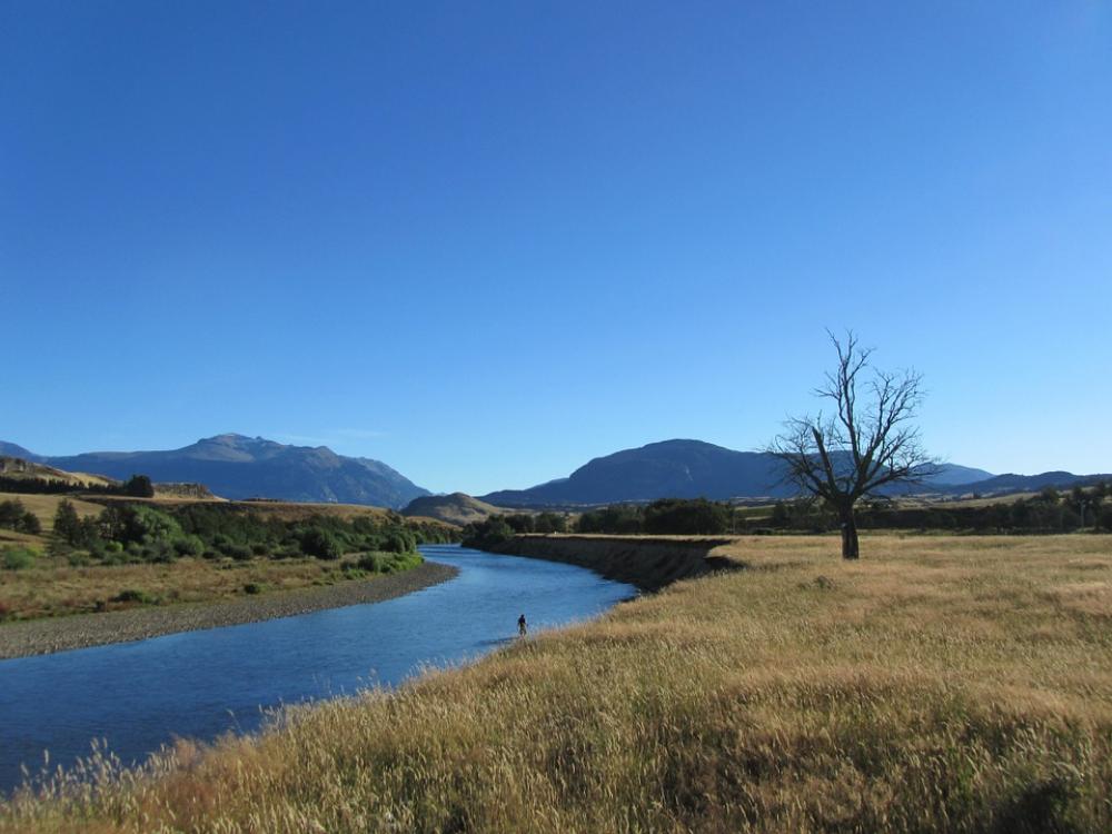 Chile River Mountains Tree Landscape Chile River Mountains Tree Landscape