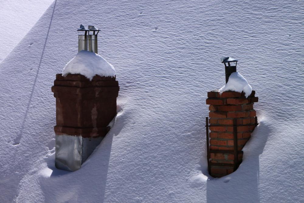 Chimney Cold Mountain Smoke White Winter Chimney Cold Mountain Smoke White Winter