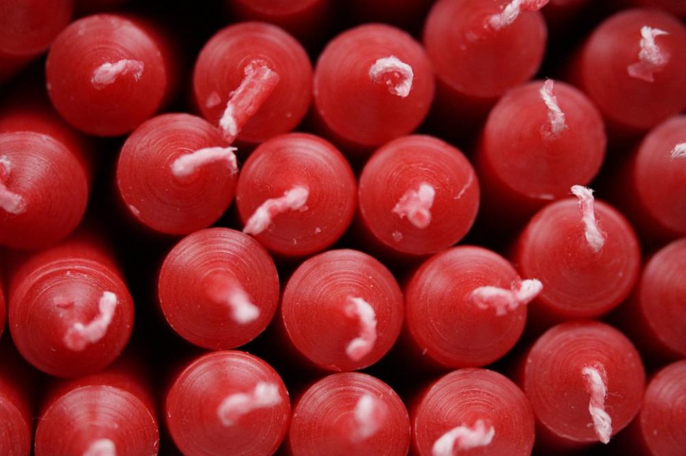 Christmas Tree Candles Red Many Quantitative Mass Christmas Tree Candles Red Many Quantitative Mass