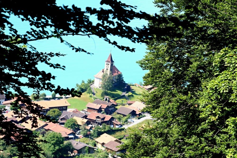Church Building Landscape Village Brienz Church Building Landscape Village Brienz