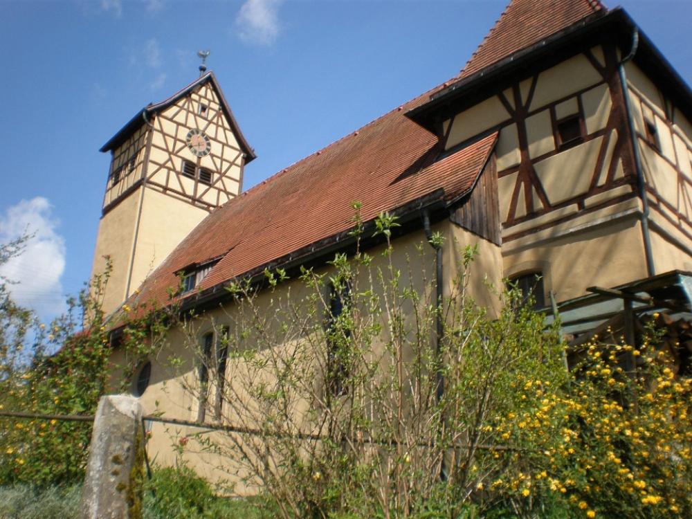 Church Well Rain Unterbach Langenburg Hohenlohe Church Well Rain Unterbach Langenburg Hohenlohe
